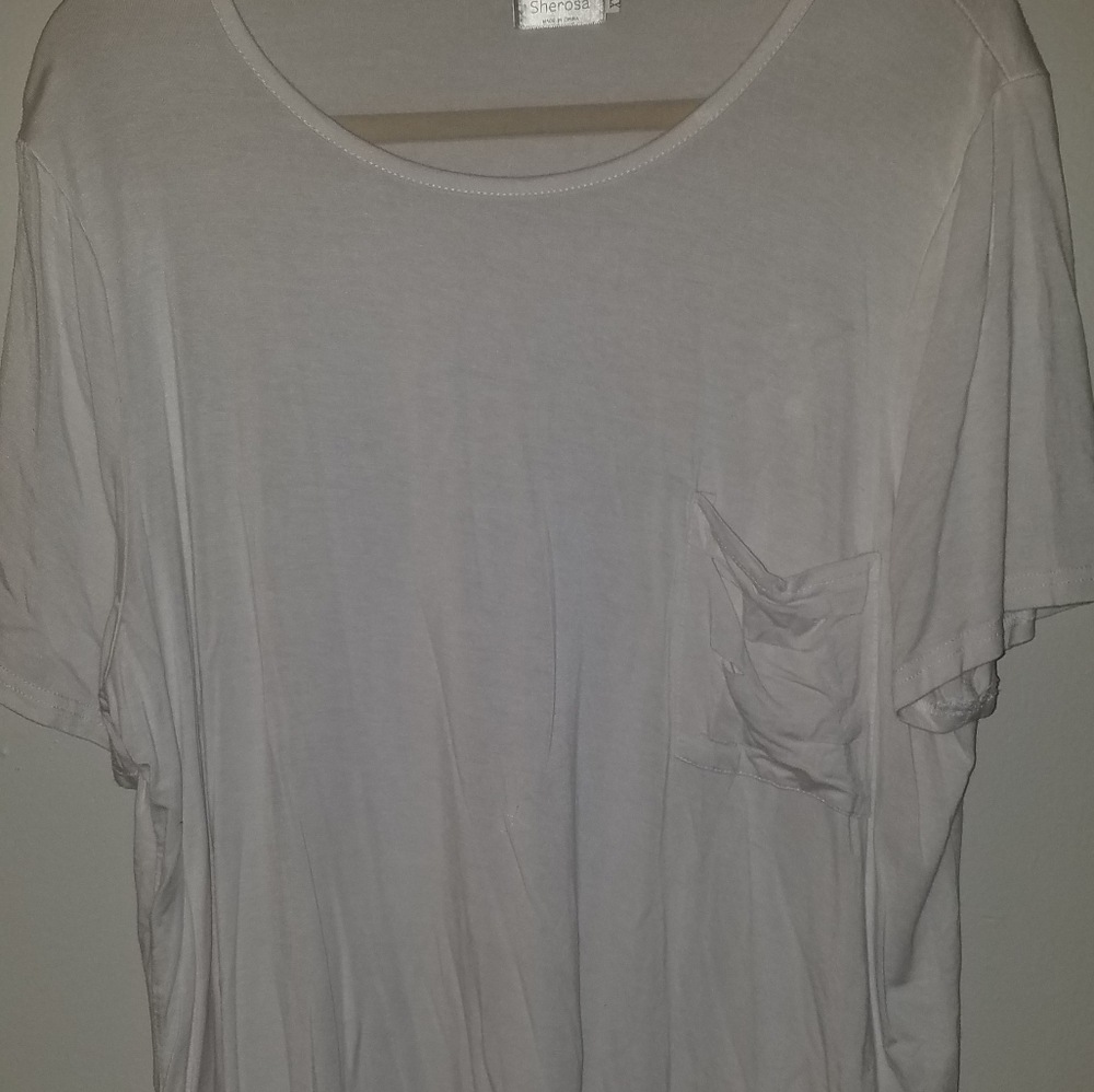 White Pocket Tee